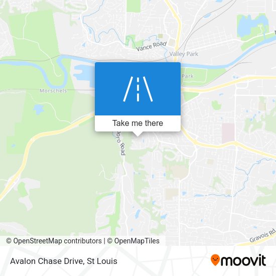Avalon Chase Drive map