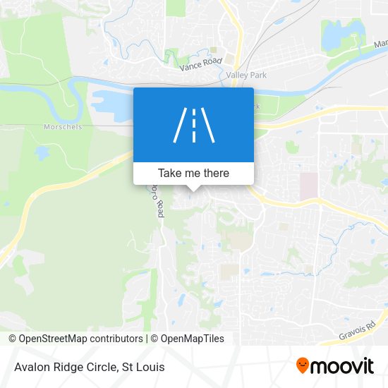 Avalon Ridge Circle map