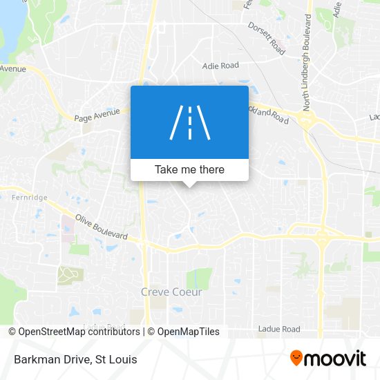 Mapa de Barkman Drive