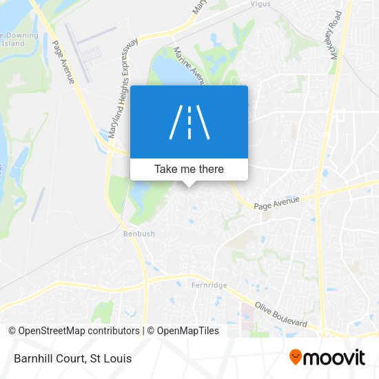 Mapa de Barnhill Court