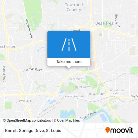 Barrett Springs Drive map
