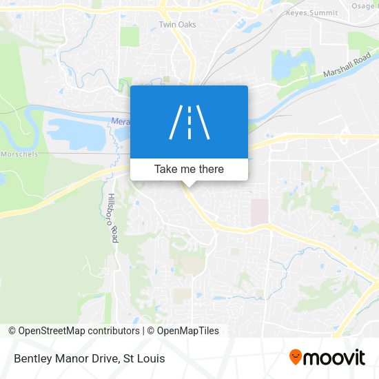 Bentley Manor Drive map