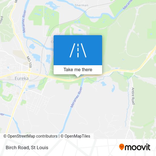 Mapa de Birch Road