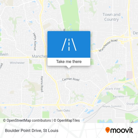 Mapa de Boulder Point Drive