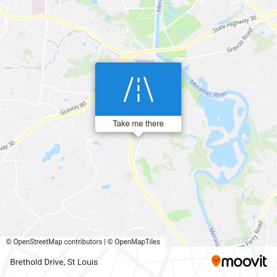 Brethold Drive map