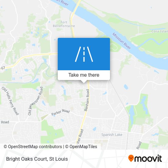 Mapa de Bright Oaks Court