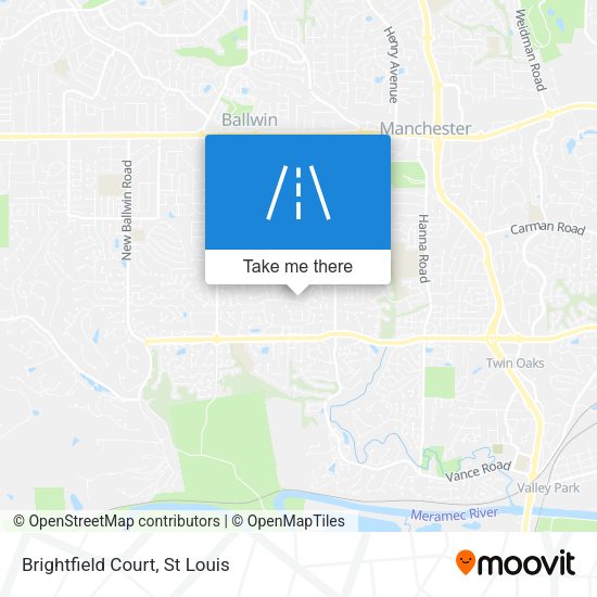 Mapa de Brightfield Court