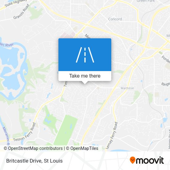 Mapa de Britcastle Drive