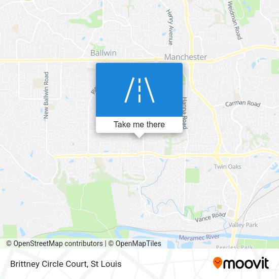 Brittney Circle Court map