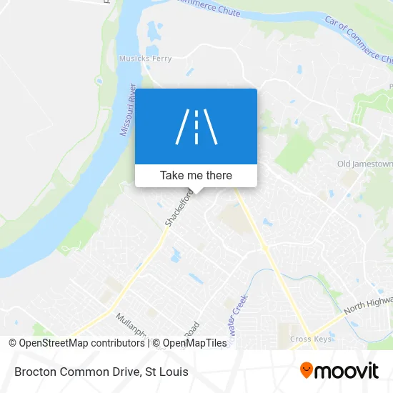 Brocton Common Drive map