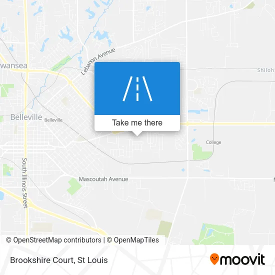 Brookshire Court map