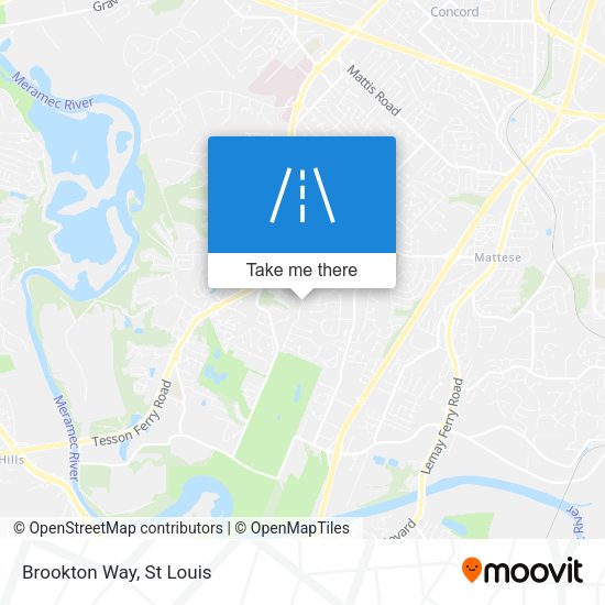 Brookton Way map