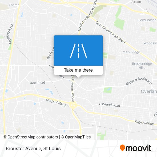 Mapa de Brouster Avenue