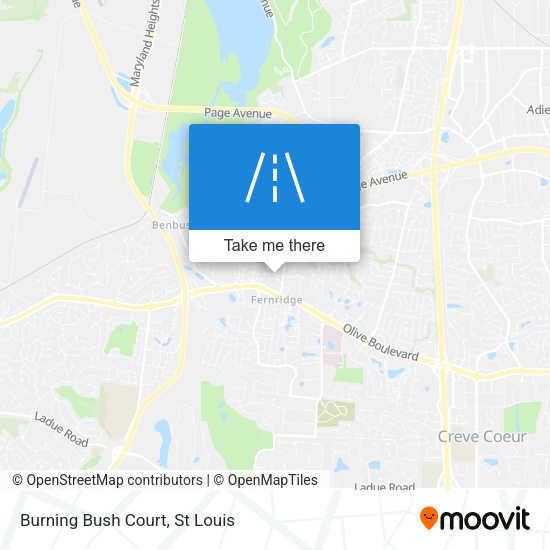 Burning Bush Court map