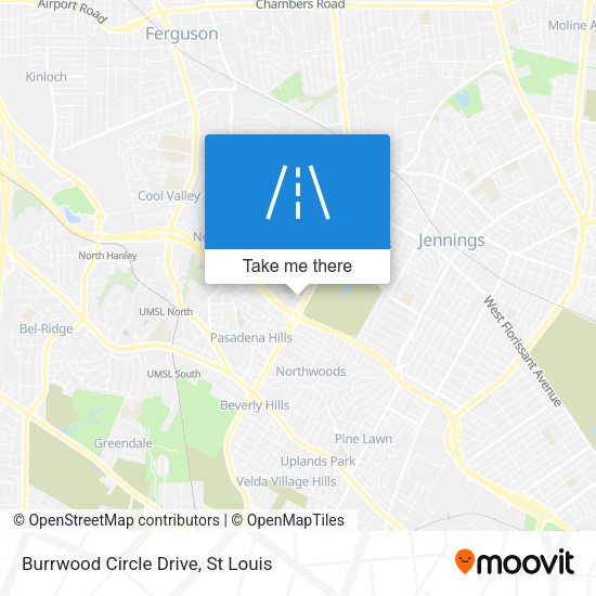 Burrwood Circle Drive map