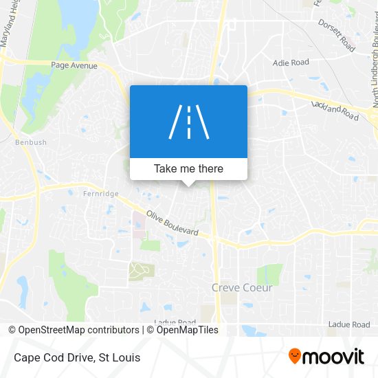 Mapa de Cape Cod Drive