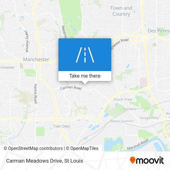 Mapa de Carman Meadows Drive