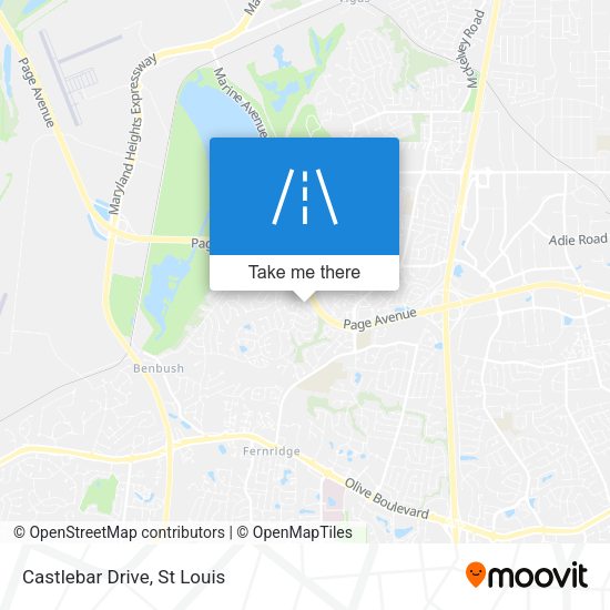 Mapa de Castlebar Drive