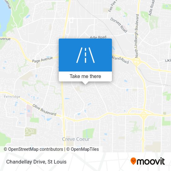 Chandellay Drive map