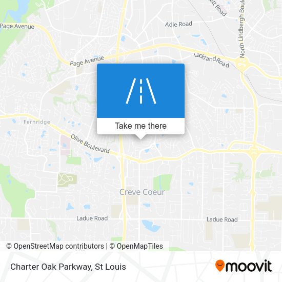 Charter Oak Parkway map