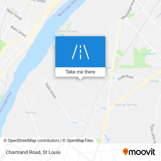 Mapa de Chartrand Road