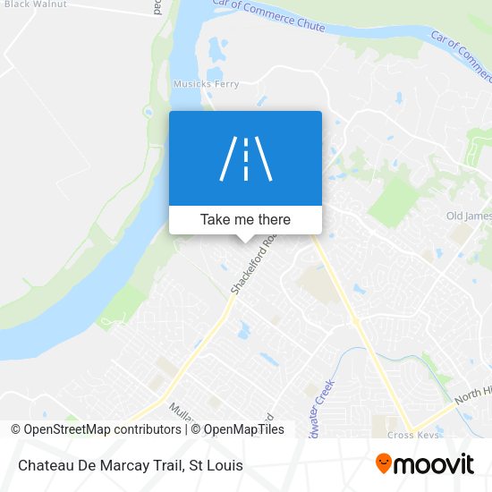 Chateau De Marcay Trail map