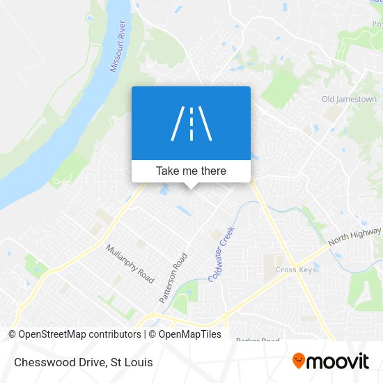 Mapa de Chesswood Drive