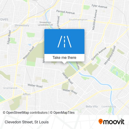 Mapa de Clevedon Street