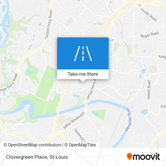 Clovergreen Place map