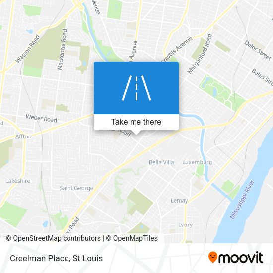 Creelman Place map