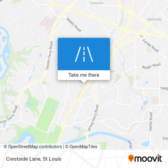 Mapa de Crestside Lane