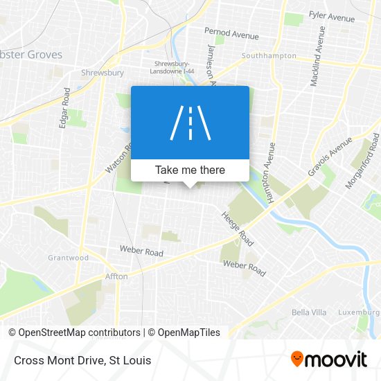 Mapa de Cross Mont Drive