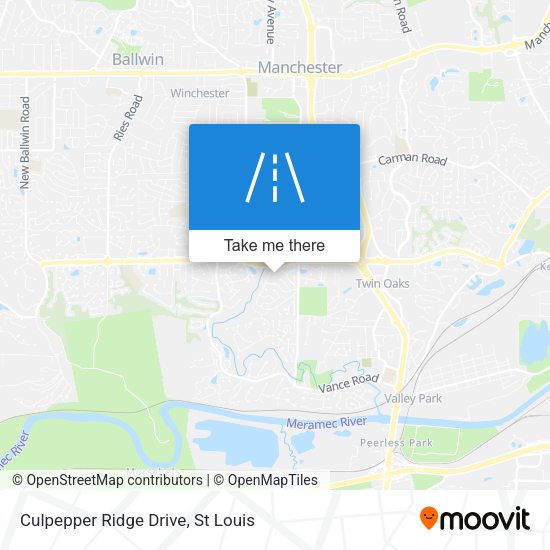Culpepper Ridge Drive map