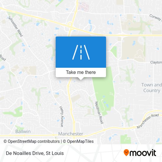 Mapa de De Noailles Drive
