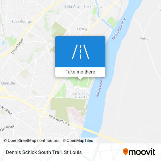 Dennis Schick South Trail map
