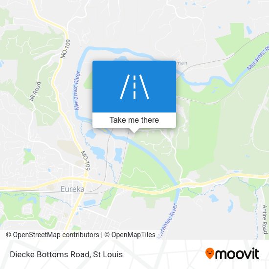 Mapa de Diecke Bottoms Road