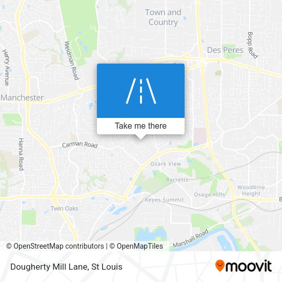Mapa de Dougherty Mill Lane