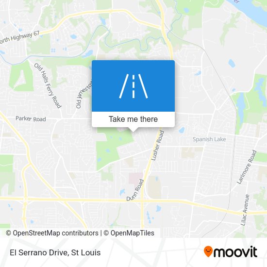 Mapa de El Serrano Drive