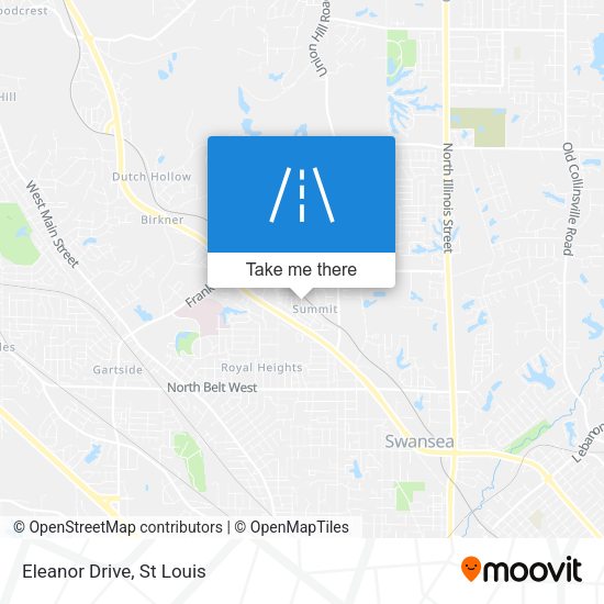 Mapa de Eleanor Drive