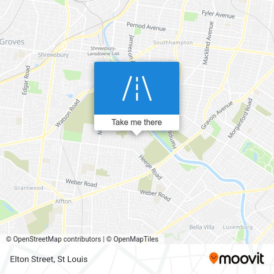 Mapa de Elton Street