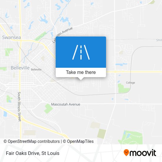 Mapa de Fair Oaks Drive