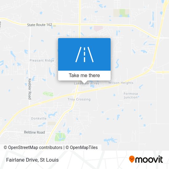 Mapa de Fairlane Drive