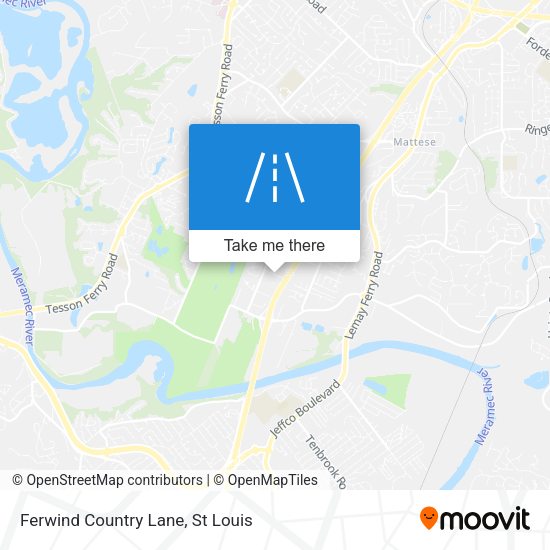 Ferwind Country Lane map