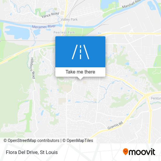 Mapa de Flora Del Drive