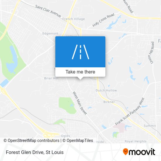 Mapa de Forest Glen Drive