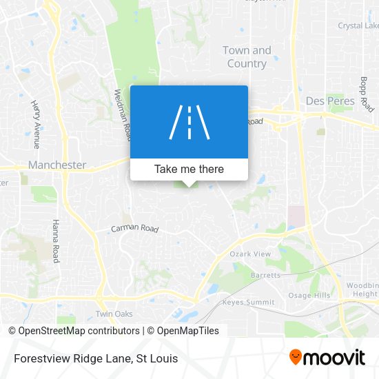 Forestview Ridge Lane map