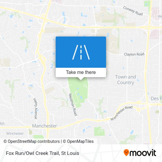 Fox Run/Owl Creek Trail map