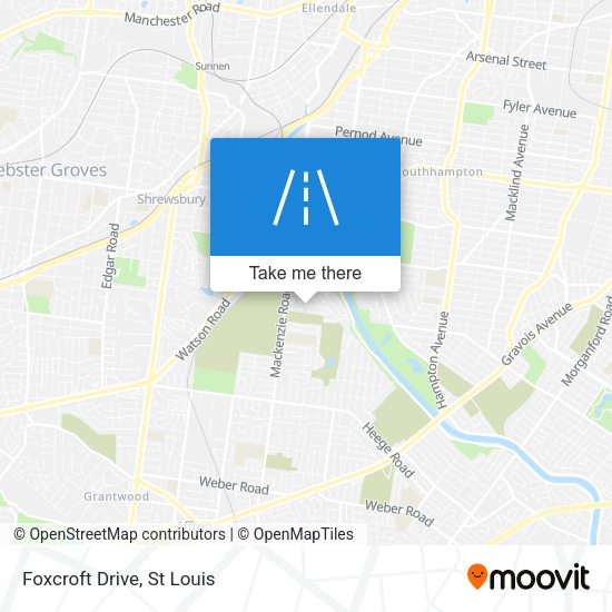 Mapa de Foxcroft Drive