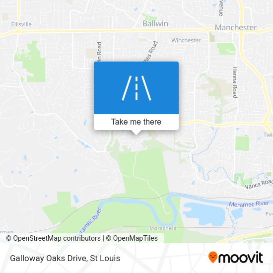 Mapa de Galloway Oaks Drive