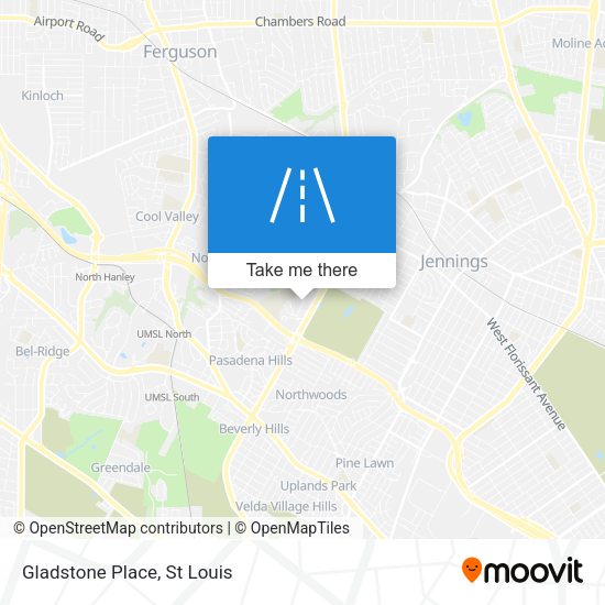 Mapa de Gladstone Place